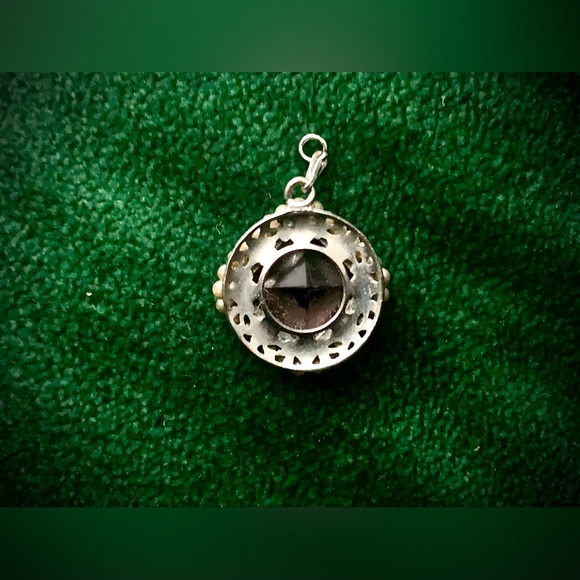 Tiny Antique Amethyst and Seed Pearl Pendant. - Picture 2 of 3